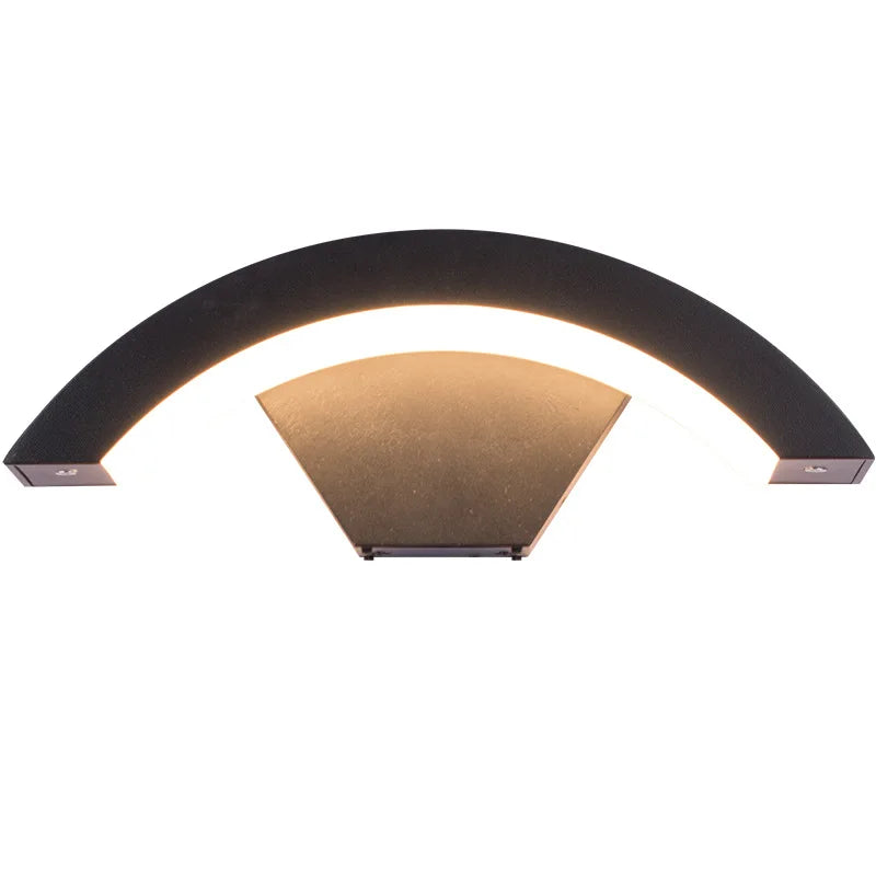 Sleek Waterproof Outdoor Wall Sconce with Motion Sensor and LED Light 4