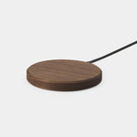 Slim Wireless Charger QI Compatible Fast Charging Pad Wood Design 4