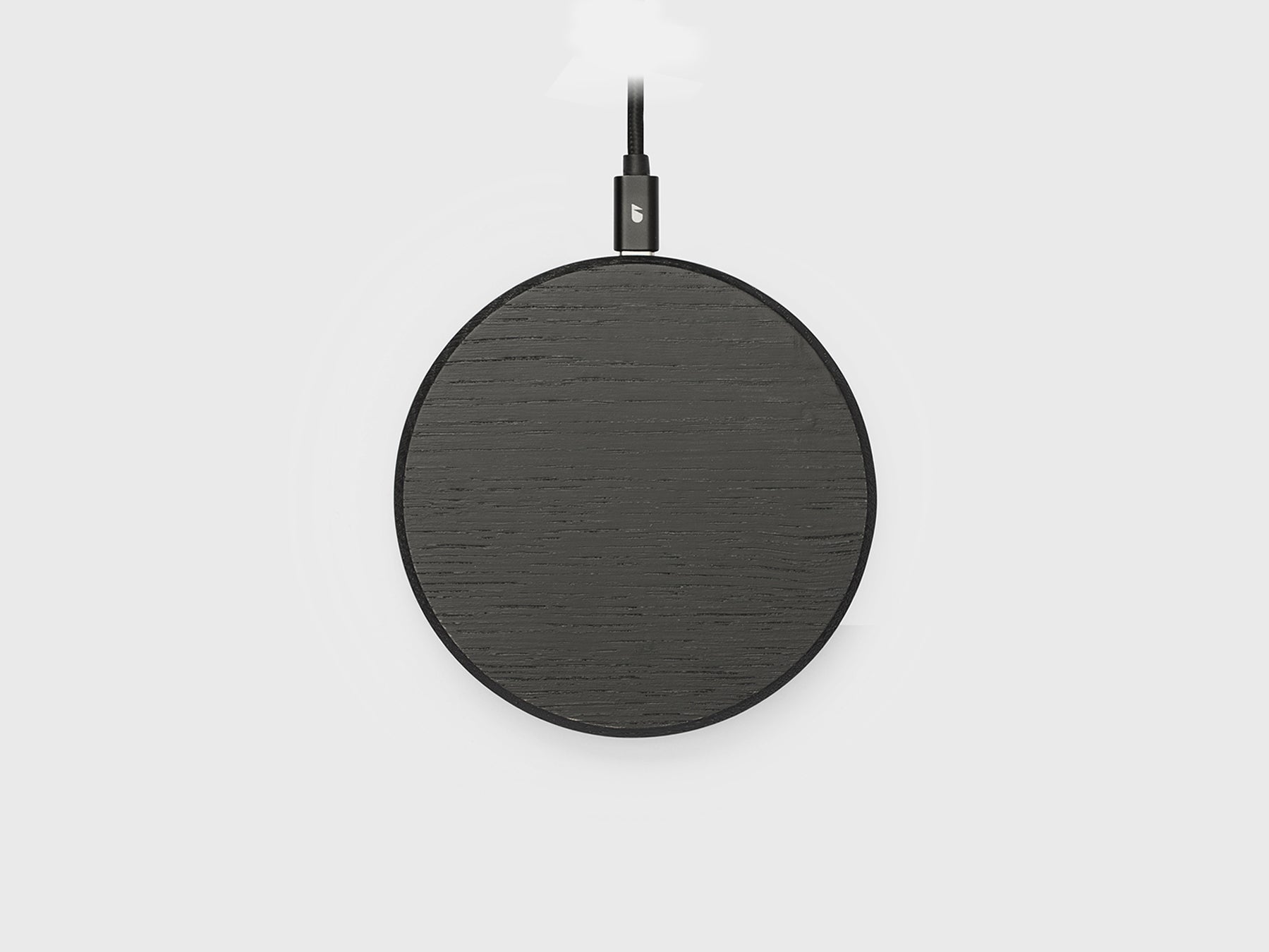 Slim Wireless Charger QI Compatible Fast Charging Pad Wood Design 7