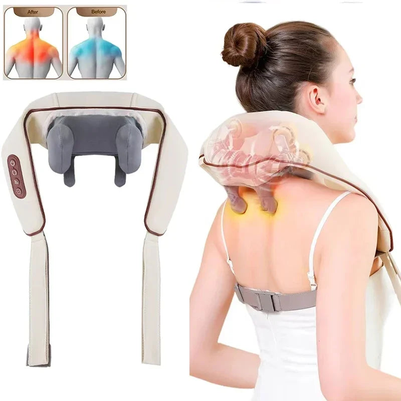 Smart Neck & Shoulder Massager with Heat and Pulse Therapy 0