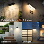 Solar Wall Light Outdoor with Motion Sensor, Customizable Brightness & Weatherproof Design 3