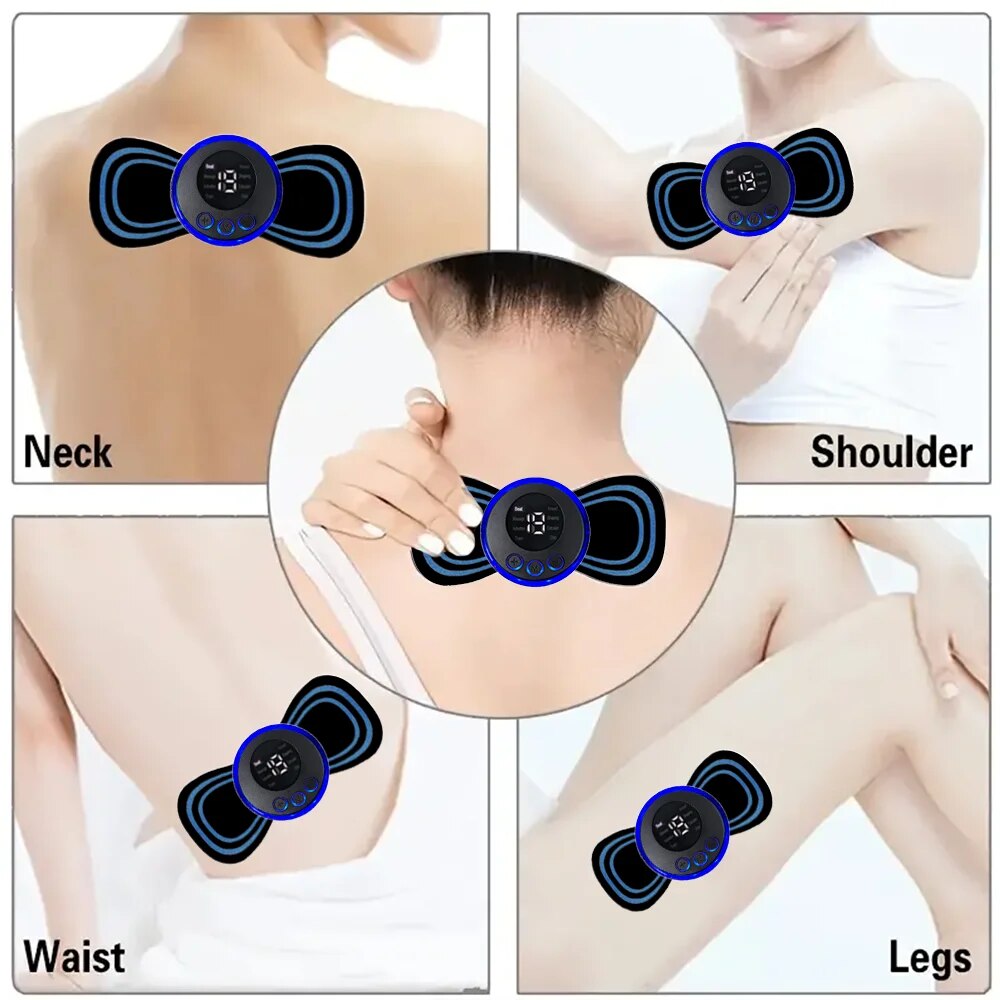 TENS Full Body Massager – Portable Body Massager for Muscle Relaxation & Comfort, 8 Modes, USB Charging 7