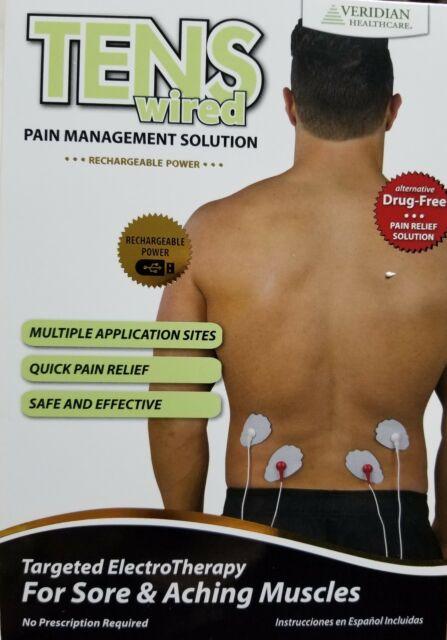 TENS Pain Management Device with Reusable Electrode Pads and Programmable Timer 1