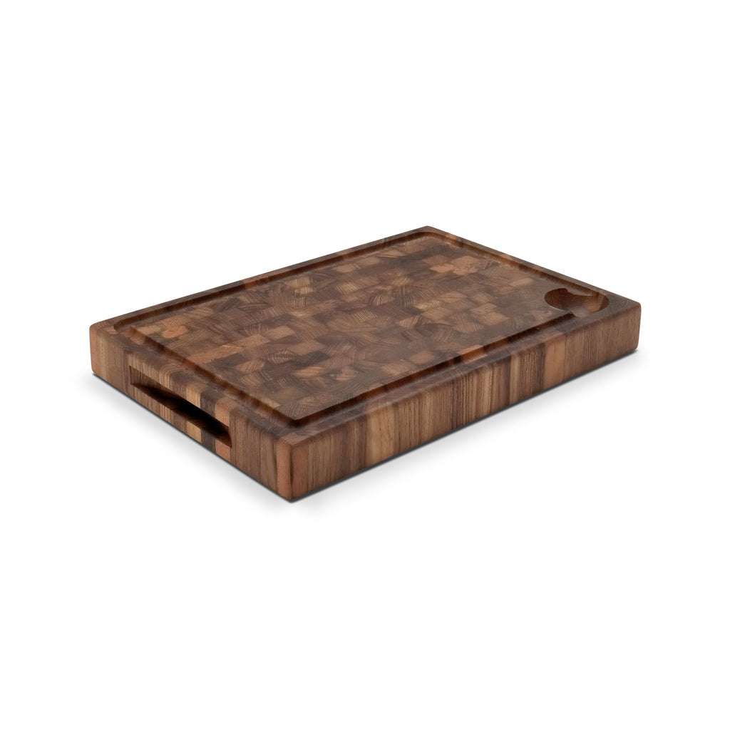 Teak Cutting Board Eco-Friendly Durable Design with Juice Groove 0