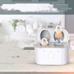 Digital Hearing Aid Invisible Design with Rechargeable Battery and Voice Isolation Technology