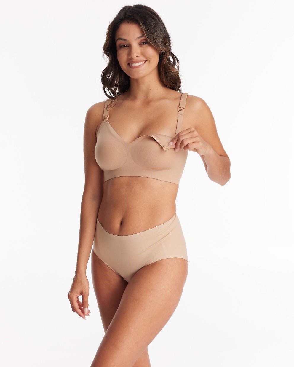 Ultra Soft Seamless Nursing Bra YN21 - Best Nursing Bra & Pumping Bra for M5 Pump Comfort - Trendyhousehold.co