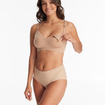 Ultra Soft Seamless Nursing Bra YN21 - Best Nursing Bra & Pumping Bra for M5 Pump Comfort - Trendyhousehold.co
