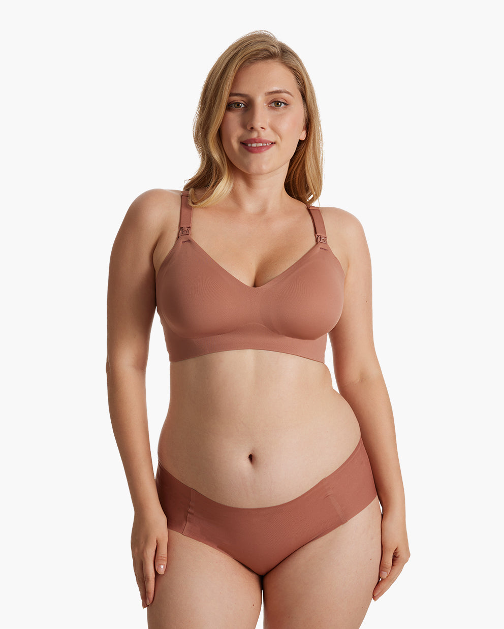 Ultra Soft Seamless Nursing Bra YN21 - Best Nursing Bra & Pumping Bra for M5 Pump Comfort 13