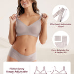 Ultra Soft Seamless Nursing Bra YN21 - Best Nursing Bra & Pumping Bra for M5 Pump Comfort 4