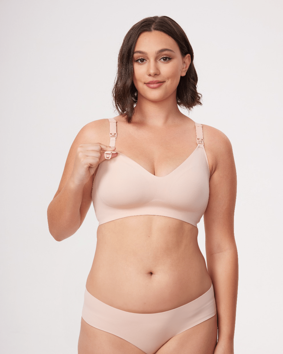 Ultra Soft Seamless Nursing Bra YN21 - Best Nursing Bra & Pumping Bra for M5 Pump Comfort - Trendyhousehold.co