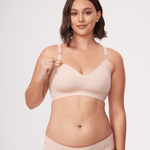 Ultra Soft Seamless Nursing Bra YN21 - Best Nursing Bra & Pumping Bra for M5 Pump Comfort - Trendyhousehold.co
