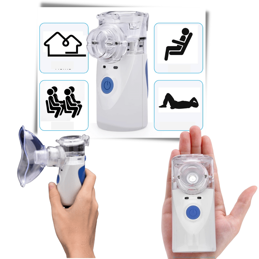 Ultrasonic Nebuliser for Children and Adults Portable Respiratory Relief 6