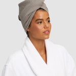 Waffle Hair Towel Wrap Quick Drying Microfiber Hair Towel 0