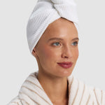 Waffle Hair Towel Wrap Quick Drying Microfiber Hair Towel 6