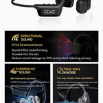 Waterproof Bone Conduction Headphones Bluetooth 5.4 with 32GB MP3 Player for Sports 5
