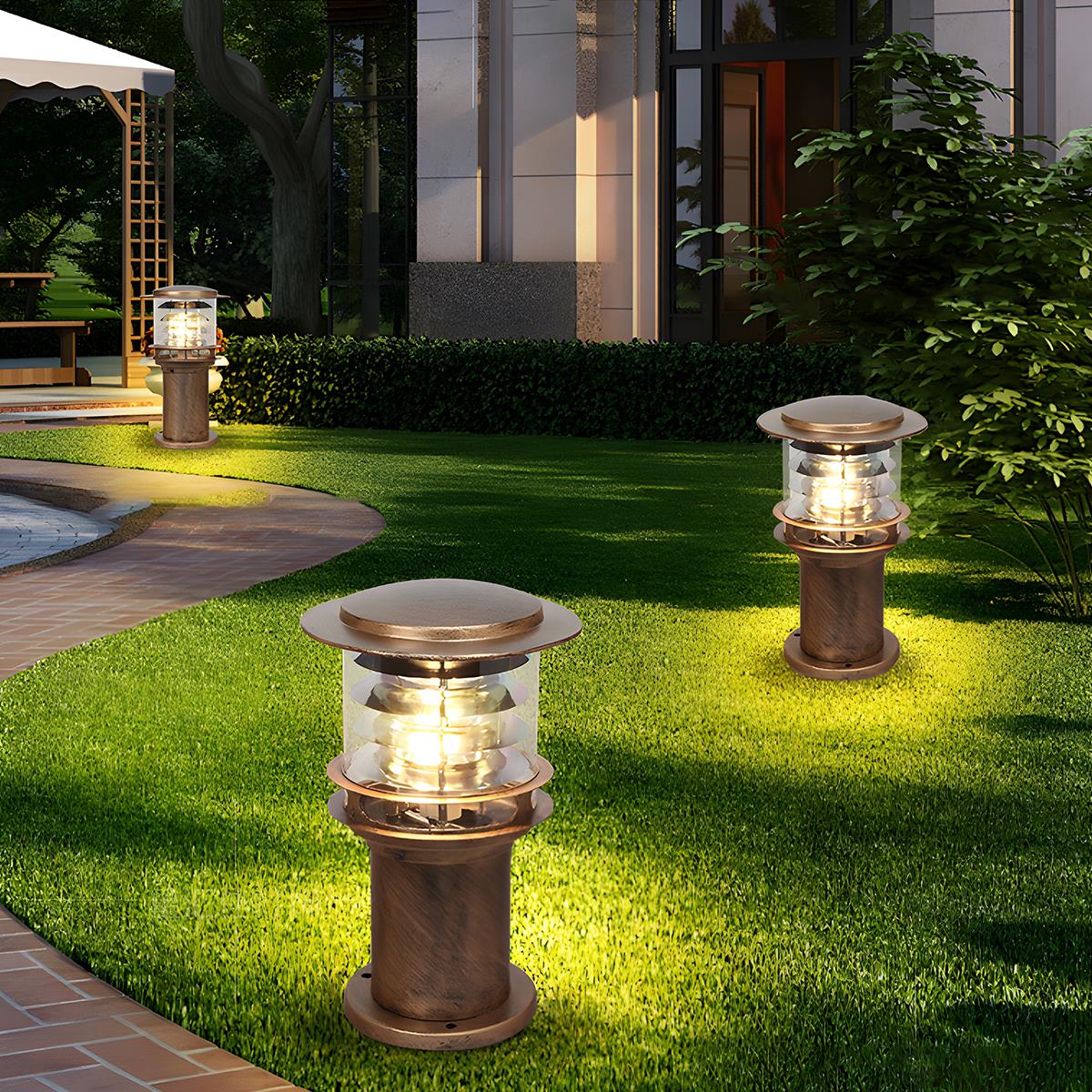 Waterproof Cylinder LED Outdoor Landscape Lighting for Garden and Patio 4