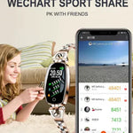 Waterproof Smart Fitness Bracelet for Women – Heart Rate & Blood Pressure Monitor | Stylish Health Tracker 3