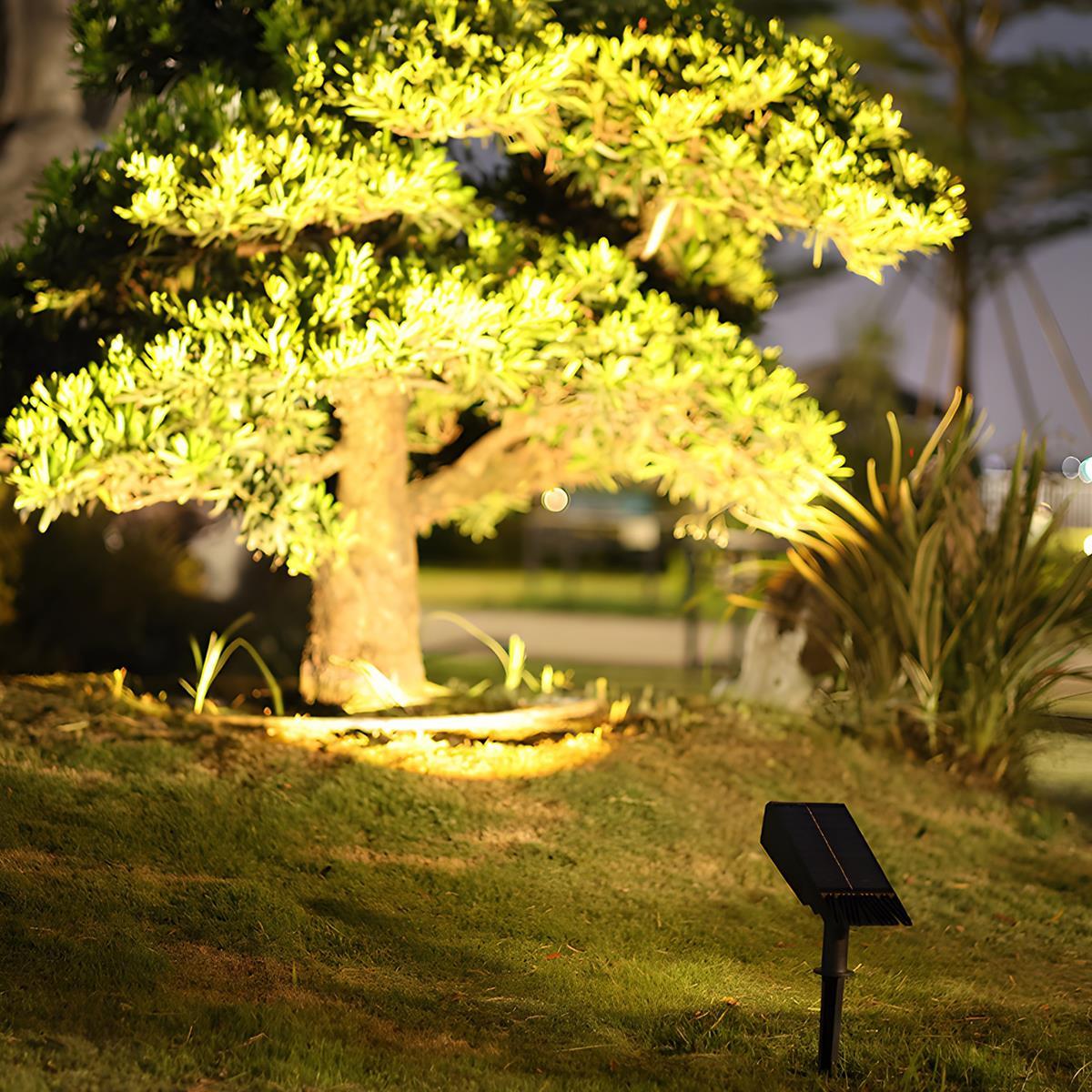 Waterproof Solar LED Multi-Zoom Spot Light Outdoor Landscape Lighting 1