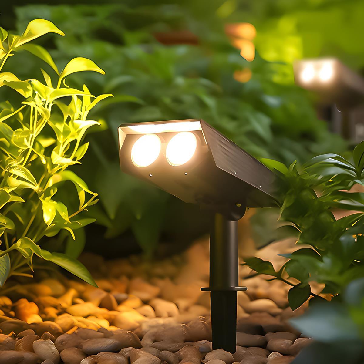 Waterproof Solar LED Multi-Zoom Spot Light Outdoor Landscape Lighting 3