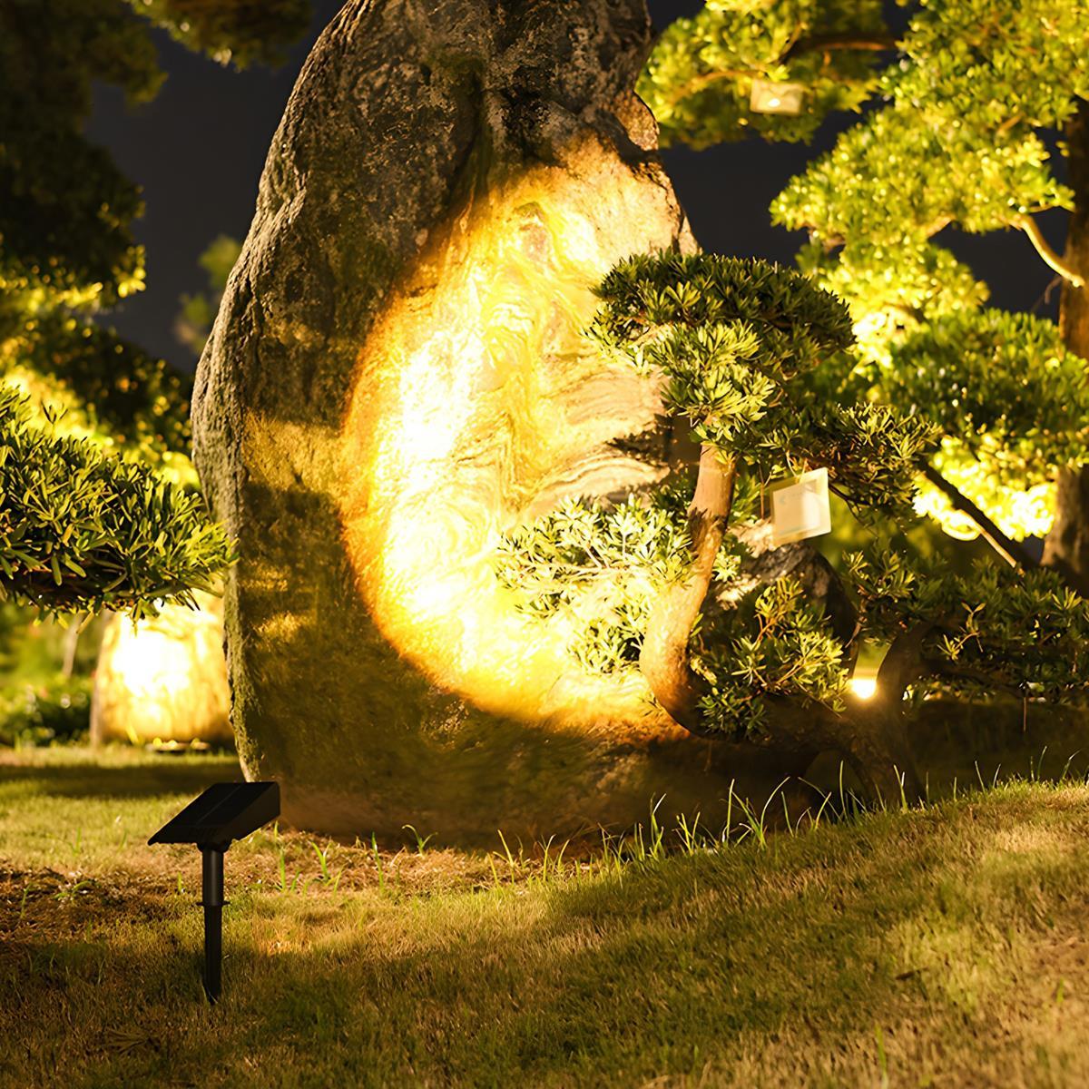Waterproof Solar LED Multi-Zoom Spot Light Outdoor Landscape Lighting 5
