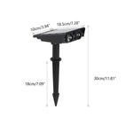 Waterproof Solar LED Multi-Zoom Spot Light Outdoor Landscape Lighting 8