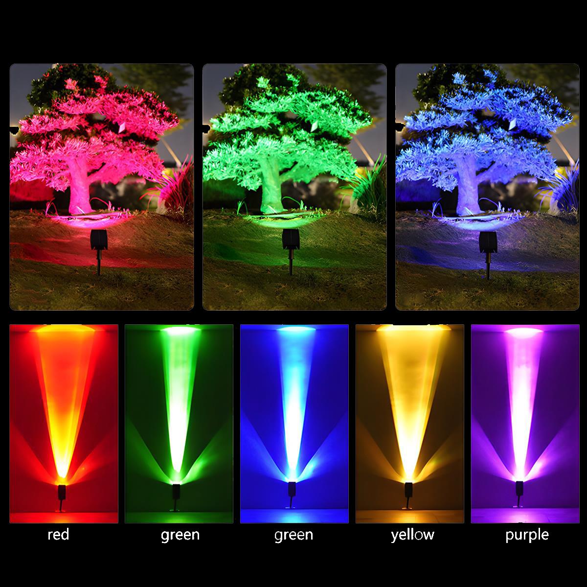 Waterproof Solar LED Multi-Zoom Spot Light Outdoor Landscape Lighting 9