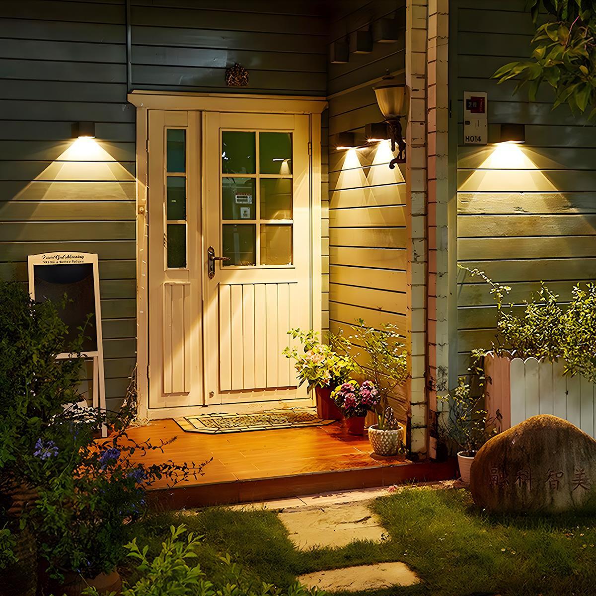 Waterproof Up and Down LED Outdoor Wall Sconce Modern Lighting Fixture 1