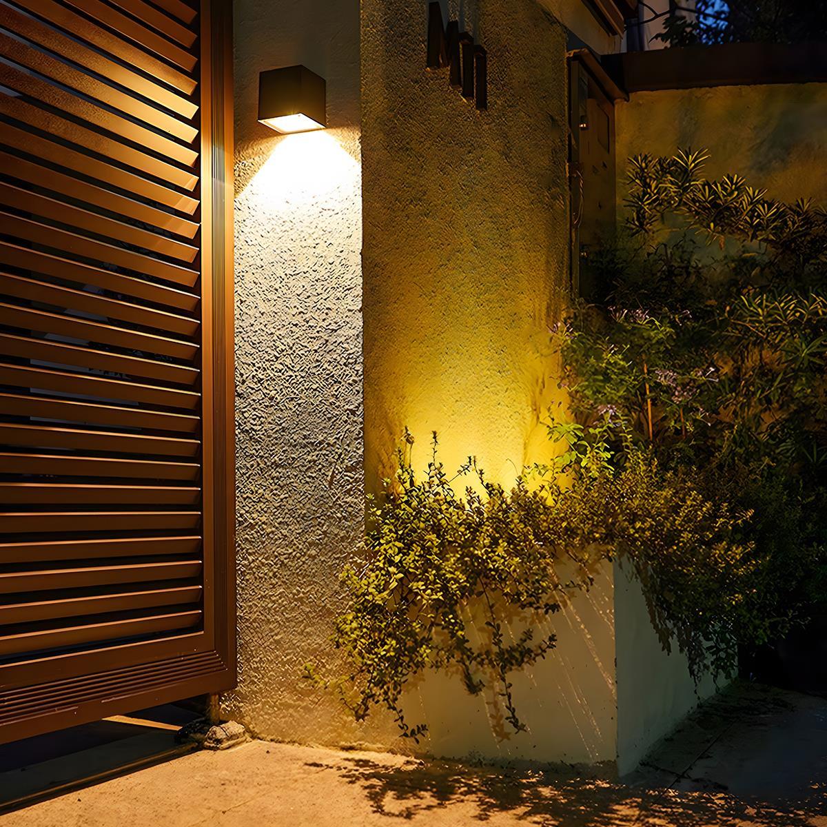 Waterproof Up and Down LED Outdoor Wall Sconce Modern Lighting Fixture 6