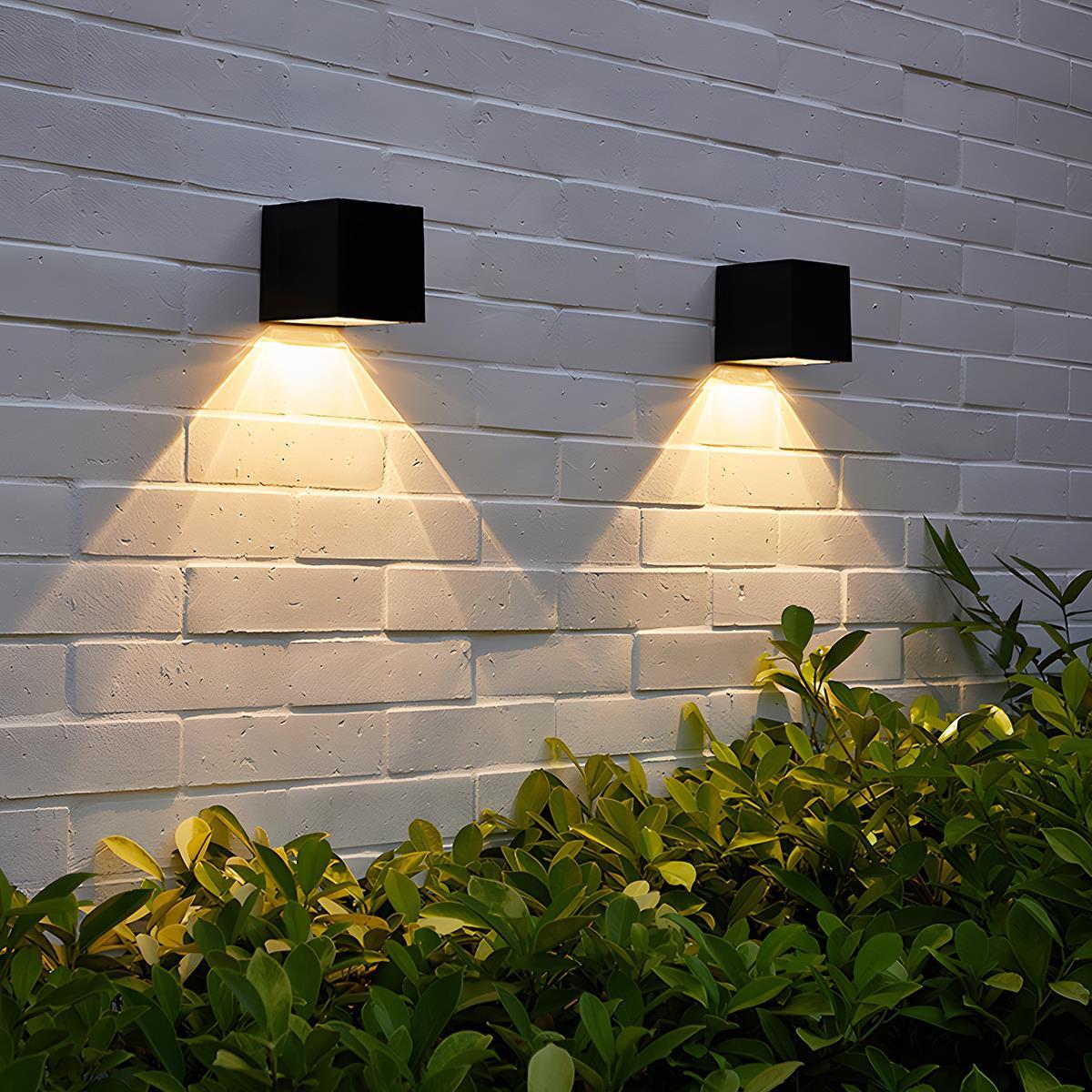 Waterproof Up and Down LED Outdoor Wall Sconce Modern Lighting Fixture 7