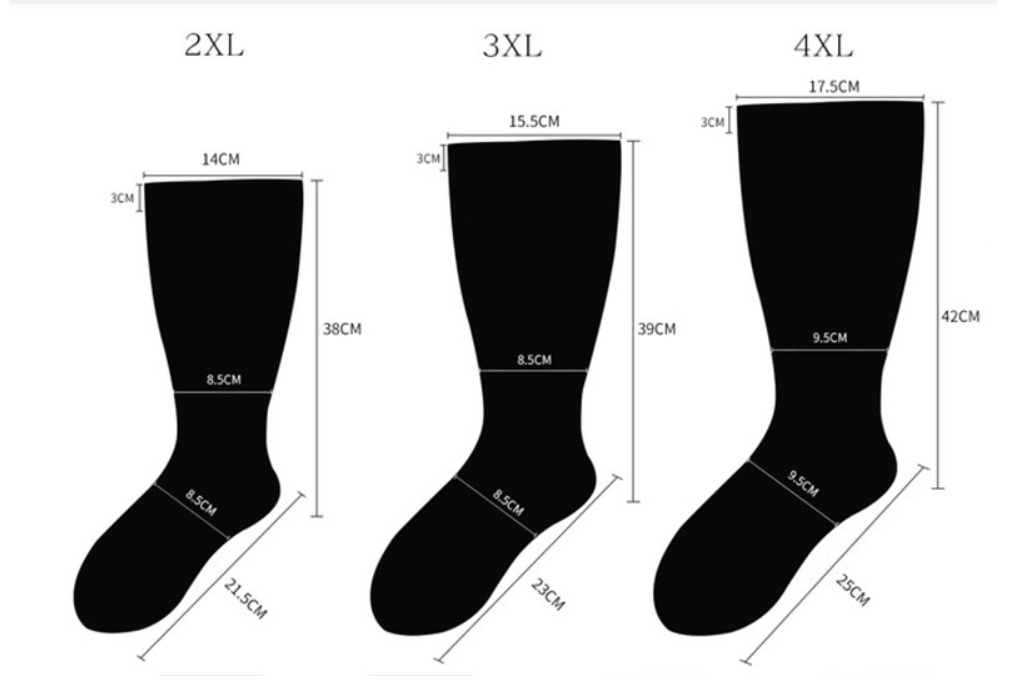 Wide Calf Compression Socks for Women & Men – Best Compression Socks for Extra-Large Legs 2
