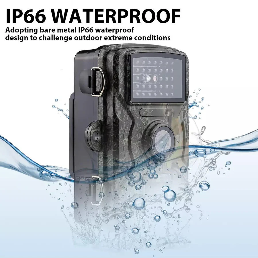 Wildlife Camera 16MP HD Night Vision Trail Camera with Infrared LEDs 1
