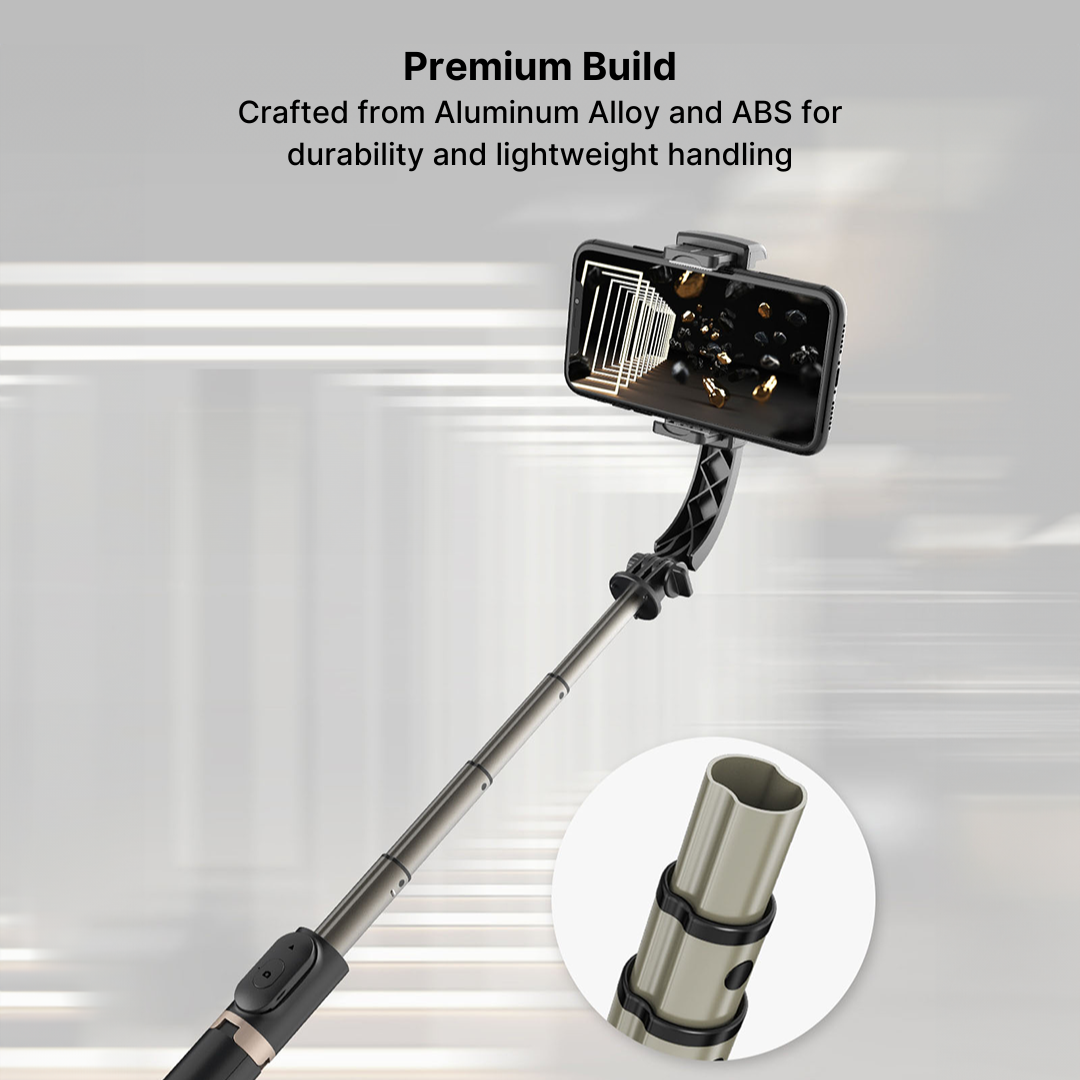 Wireless Bluetooth Selfie Stick Tripod with Remote Control for Creators 1