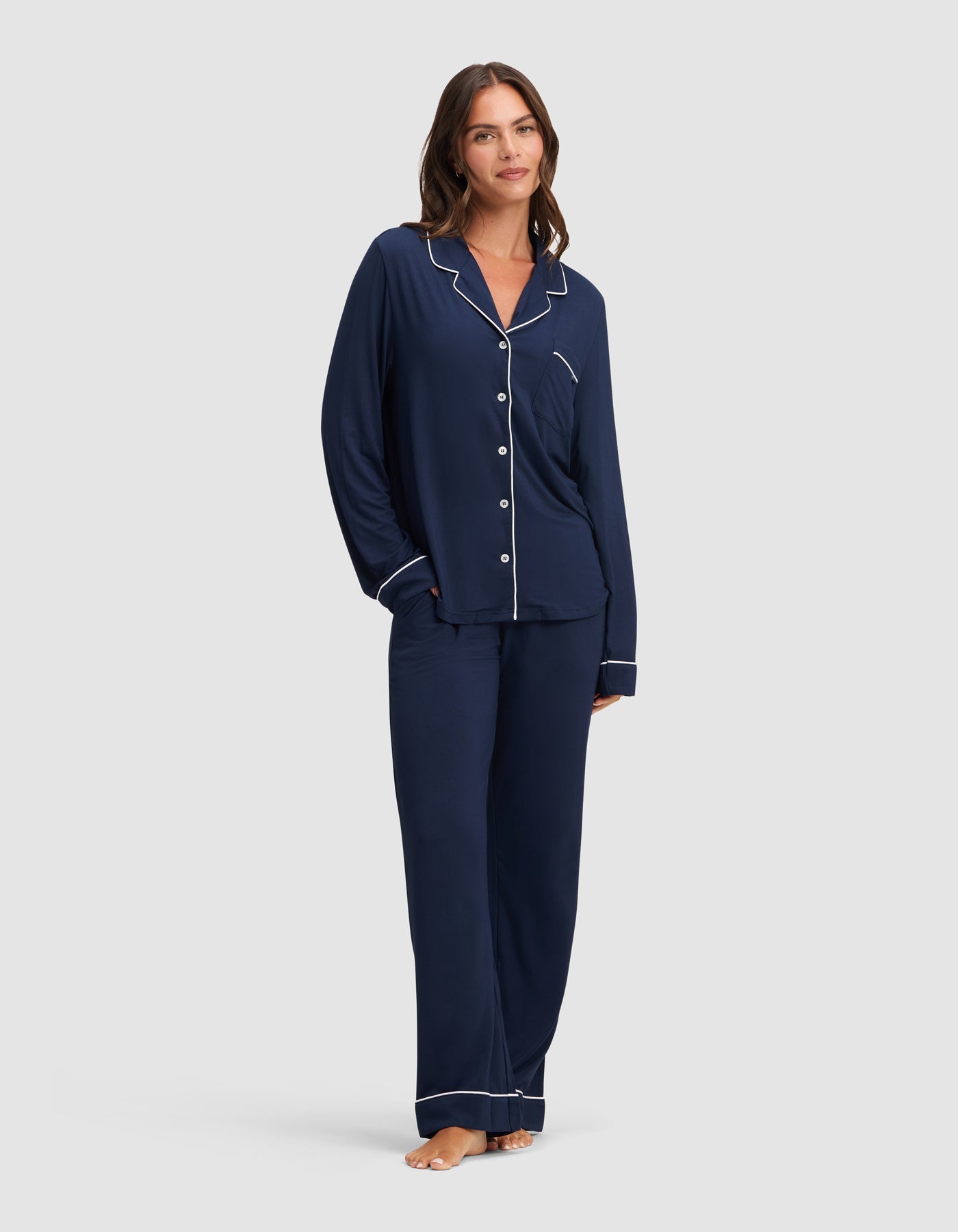 Women's Bamboo Pajama Set – Luxurious Long Sleeve Pajamas for Ultimate Comfort & Breathability 0