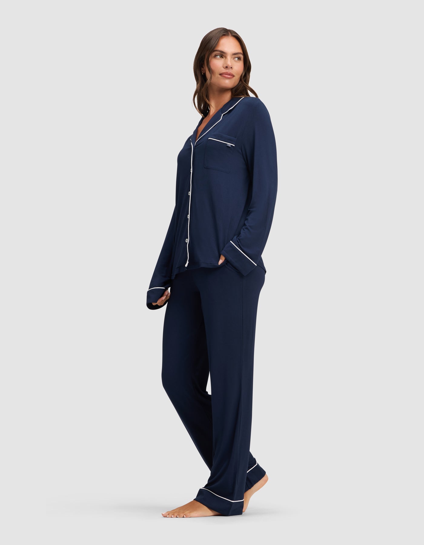 Women's Bamboo Pajama Set – Luxurious Long Sleeve Pajamas for Ultimate Comfort & Breathability 1