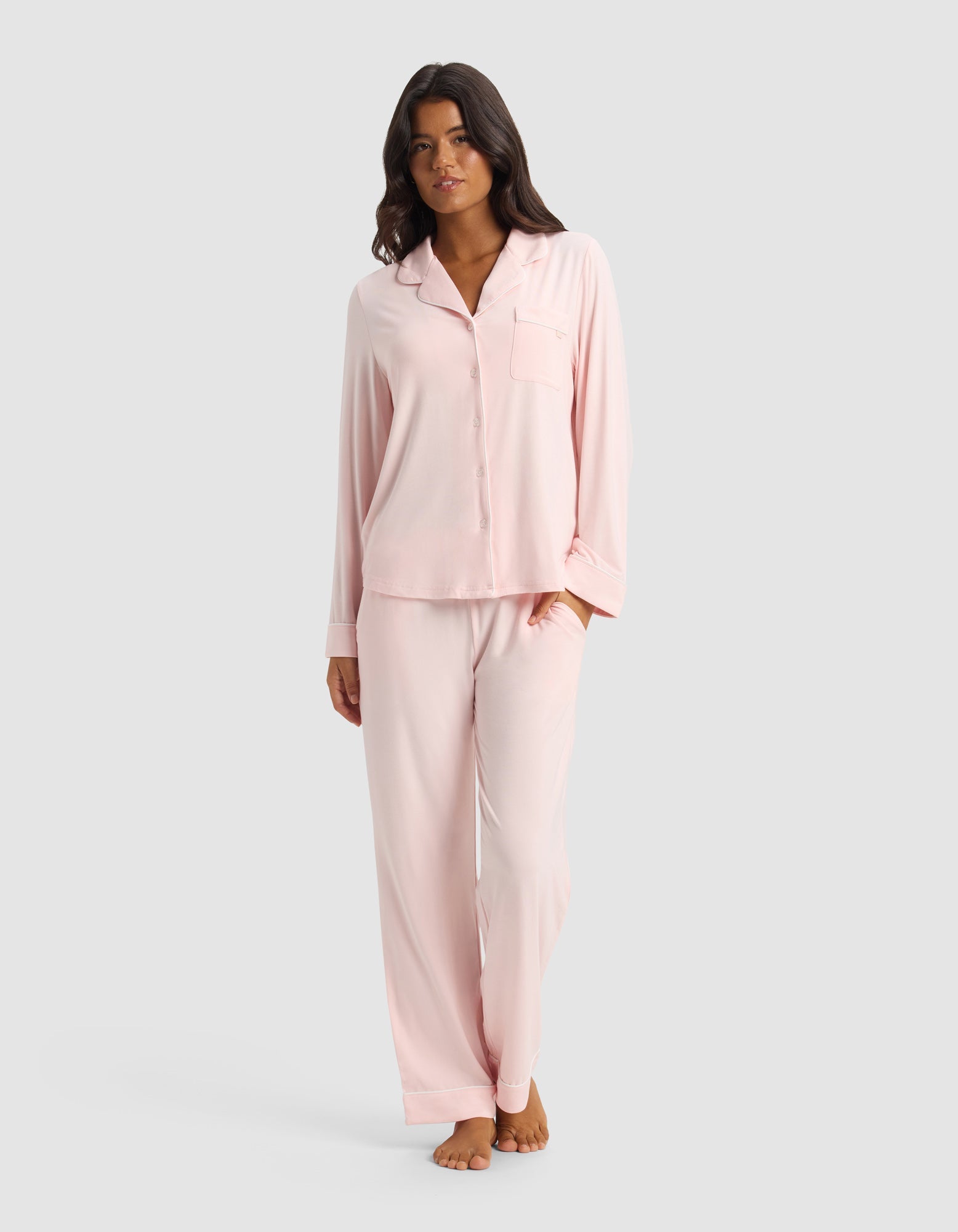 Women's Bamboo Pajama Set – Luxurious Long Sleeve Pajamas for Ultimate Comfort & Breathability 10