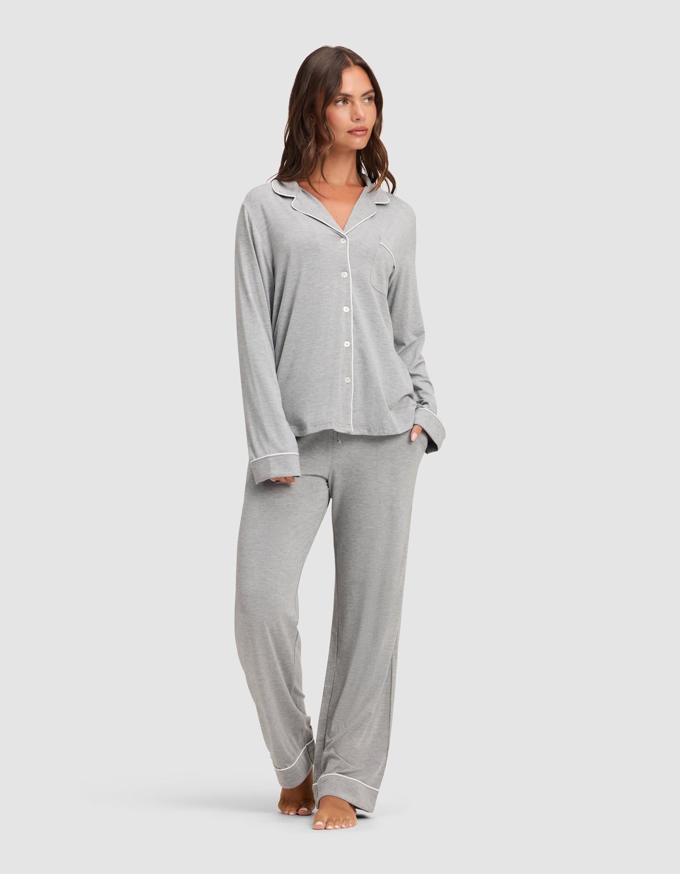 Women's Bamboo Pajama Set – Luxurious Long Sleeve Pajamas for Ultimate Comfort & Breathability 12