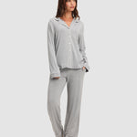 Women's Bamboo Pajama Set – Luxurious Long Sleeve Pajamas for Ultimate Comfort & Breathability 12