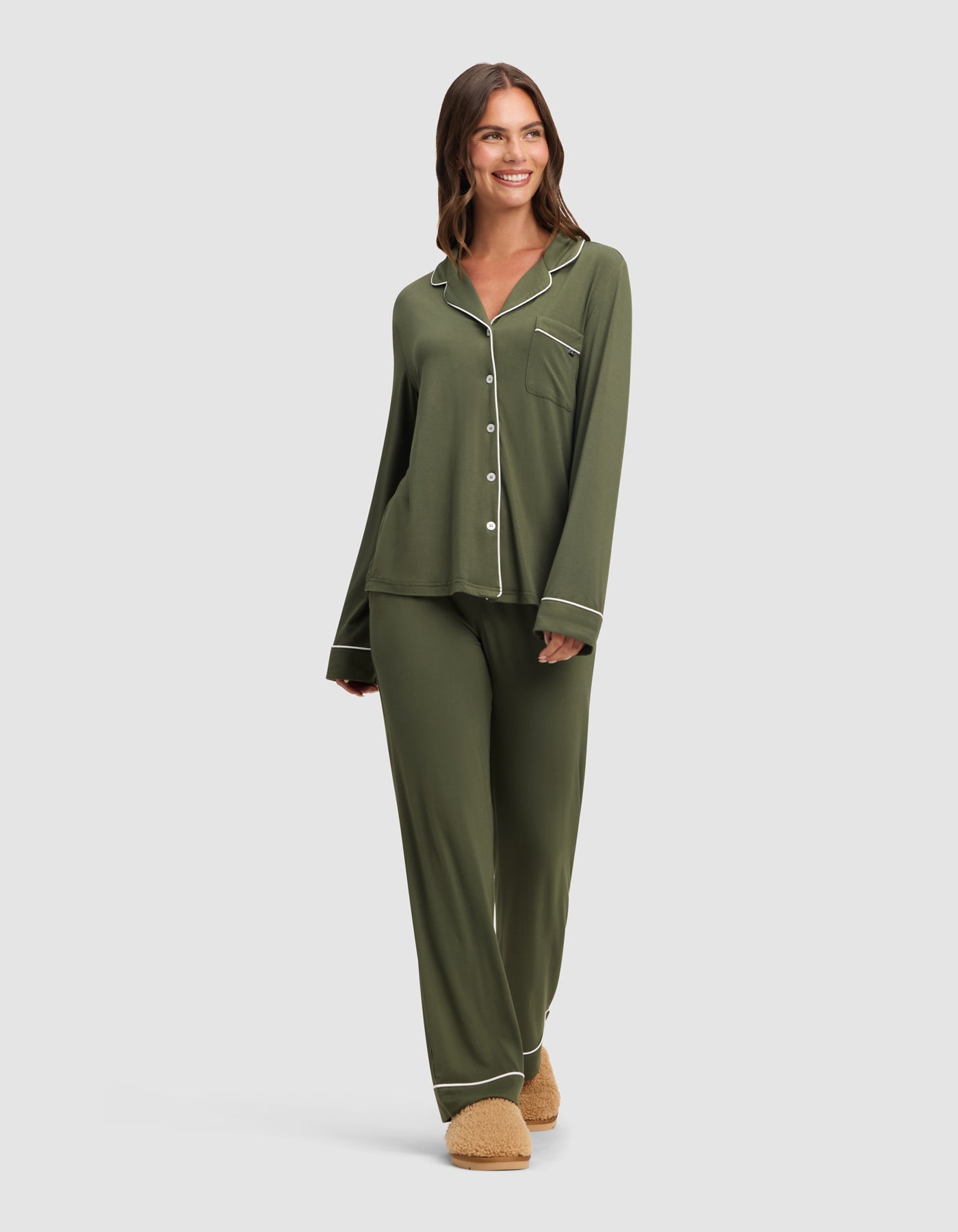 Women's Bamboo Pajama Set – Luxurious Long Sleeve Pajamas for Ultimate Comfort & Breathability 14