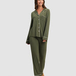 Women's Bamboo Pajama Set – Luxurious Long Sleeve Pajamas for Ultimate Comfort & Breathability 14