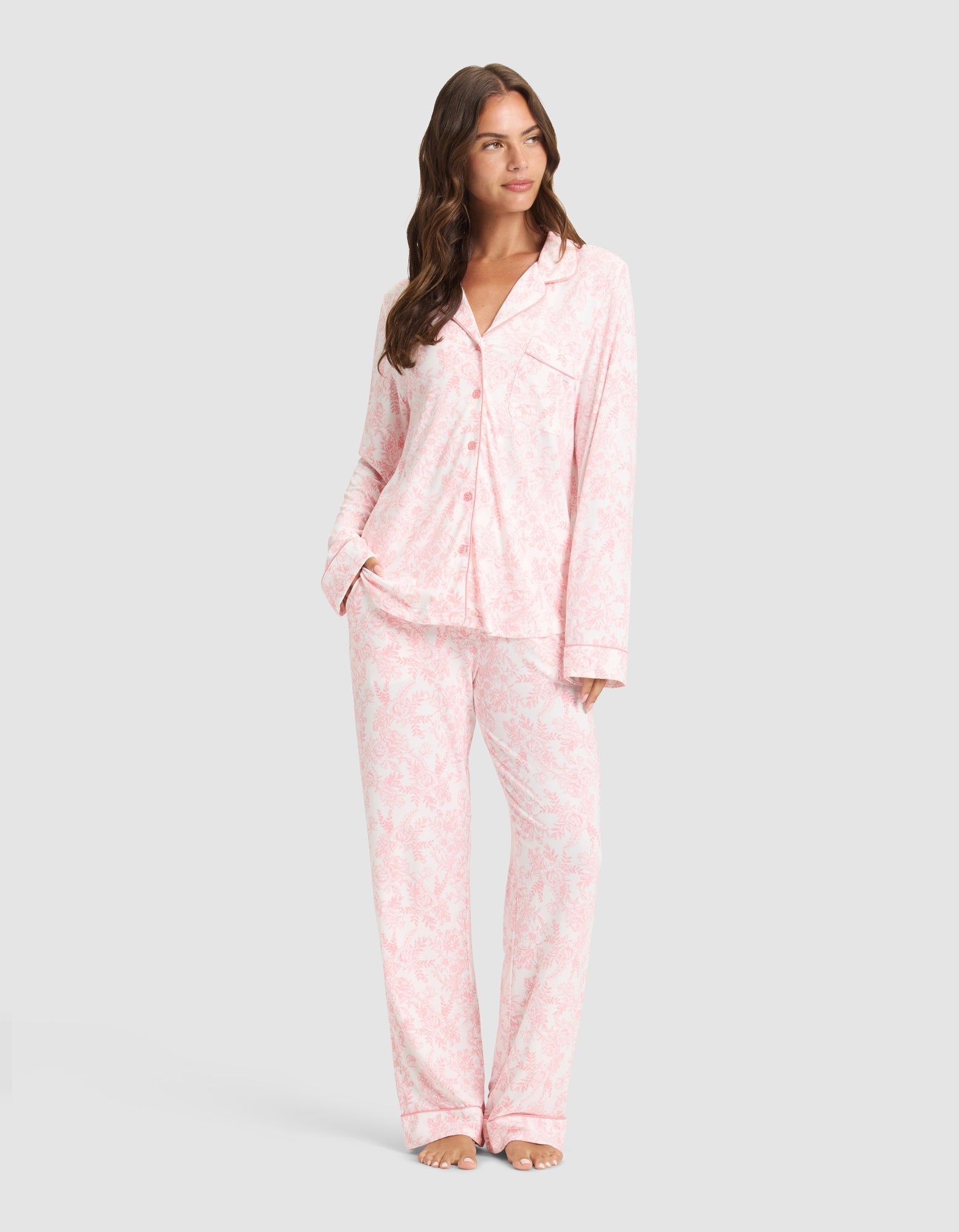Women's Bamboo Pajama Set – Luxurious Long Sleeve Pajamas for Ultimate Comfort & Breathability 19