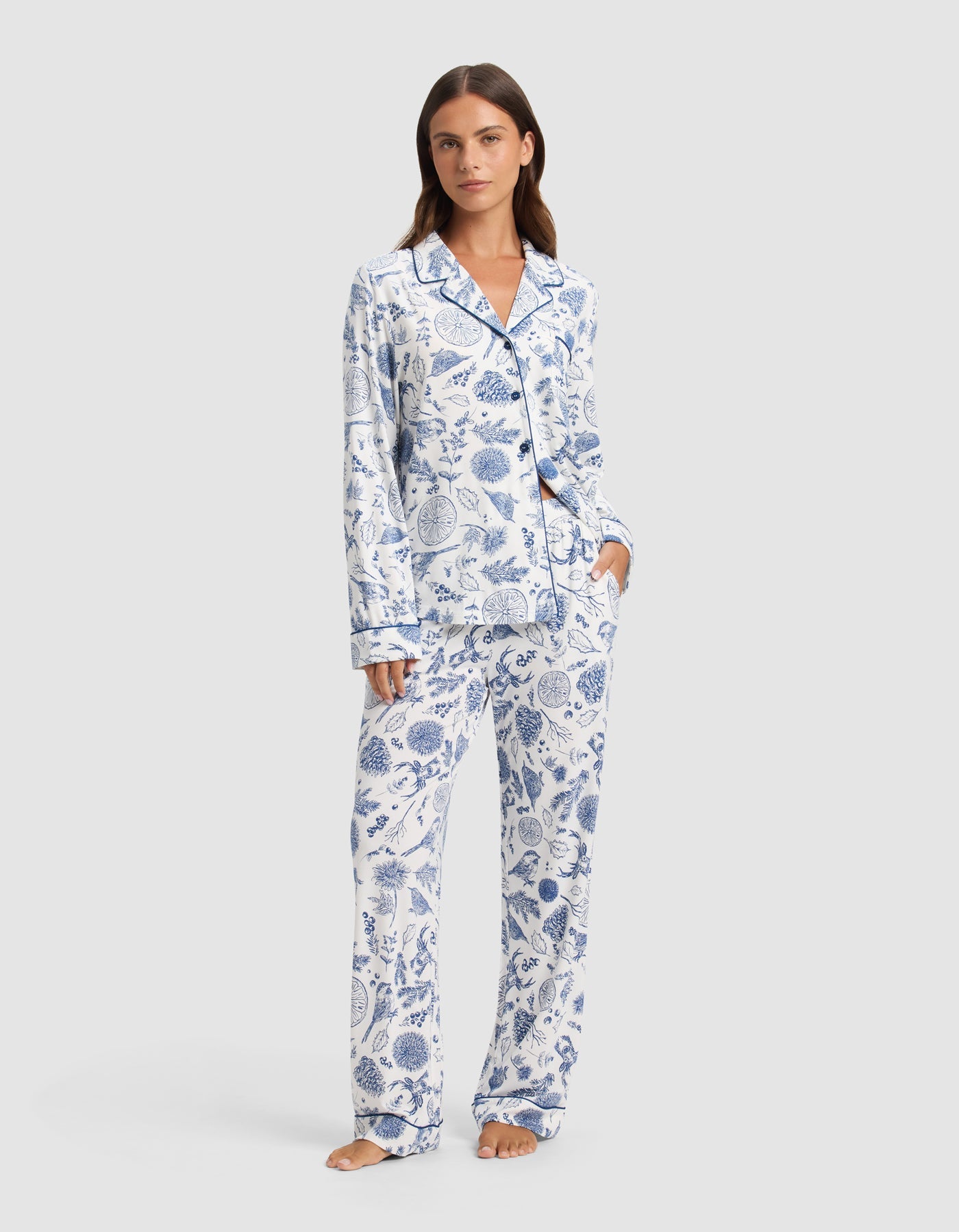 Women's Bamboo Pajama Set – Luxurious Long Sleeve Pajamas for Ultimate Comfort & Breathability 3