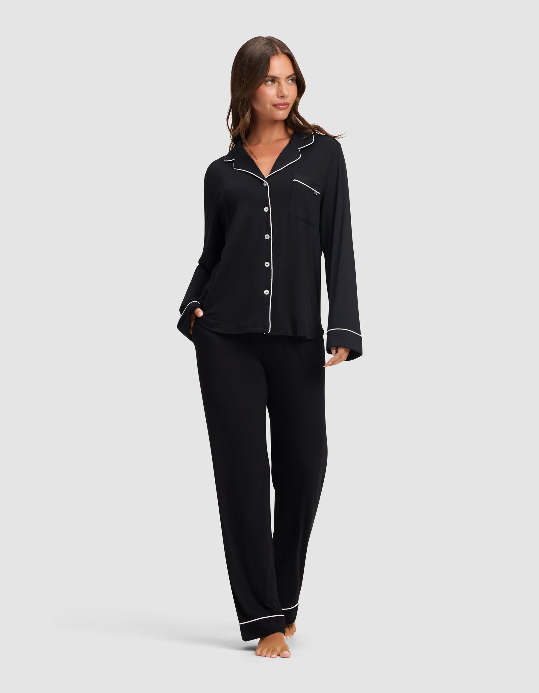 Women's Bamboo Pajama Set – Luxurious Long Sleeve Pajamas for Ultimate Comfort & Breathability 9