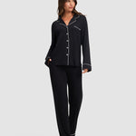 Women's Bamboo Pajama Set – Luxurious Long Sleeve Pajamas for Ultimate Comfort & Breathability 9