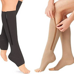 Zippered Compression Socks for Women & Men – 20-30 mmHg Support Stockings for All-Day Comfort 3