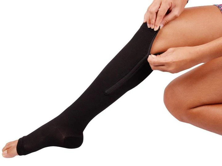 Zippered Compression Socks for Women & Men – 20-30 mmHg Support Stockings for All-Day Comfort 4