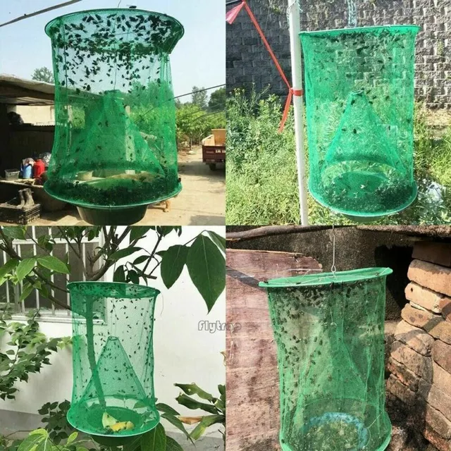 Reusable Folding Fly Trap Cage Net