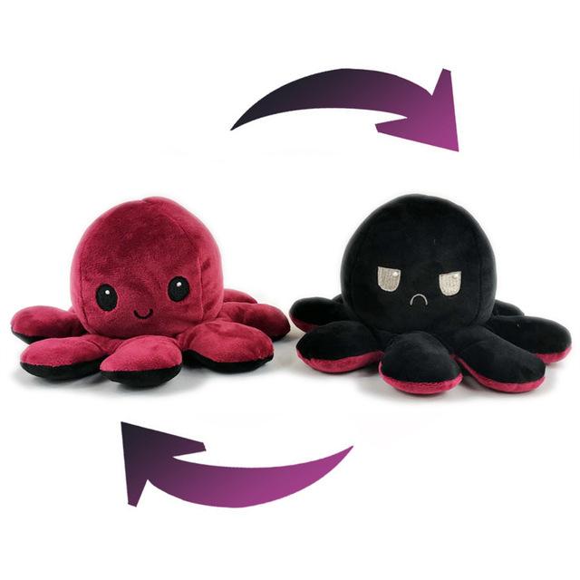 Reversible Octopus Plush Toy