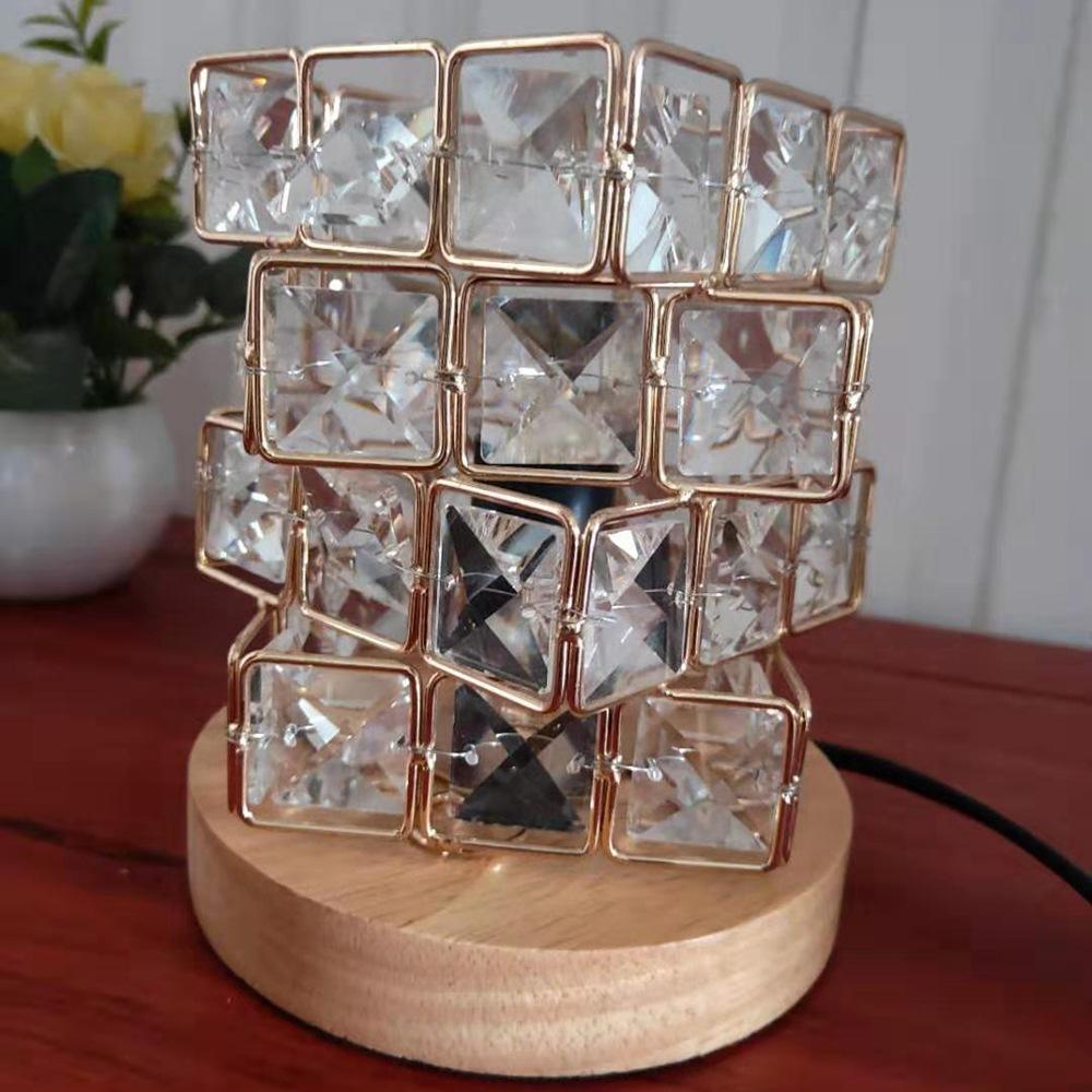 Rubik's Cube Himalayan Crystal Salt Lamp