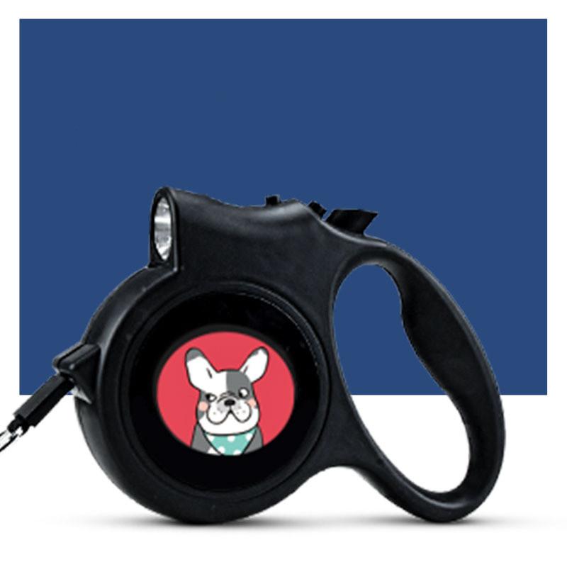 Automatic Retractable Dog Leash with LED Light