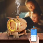 Barrel Smart App Humidifier with Bluetooth Speaker